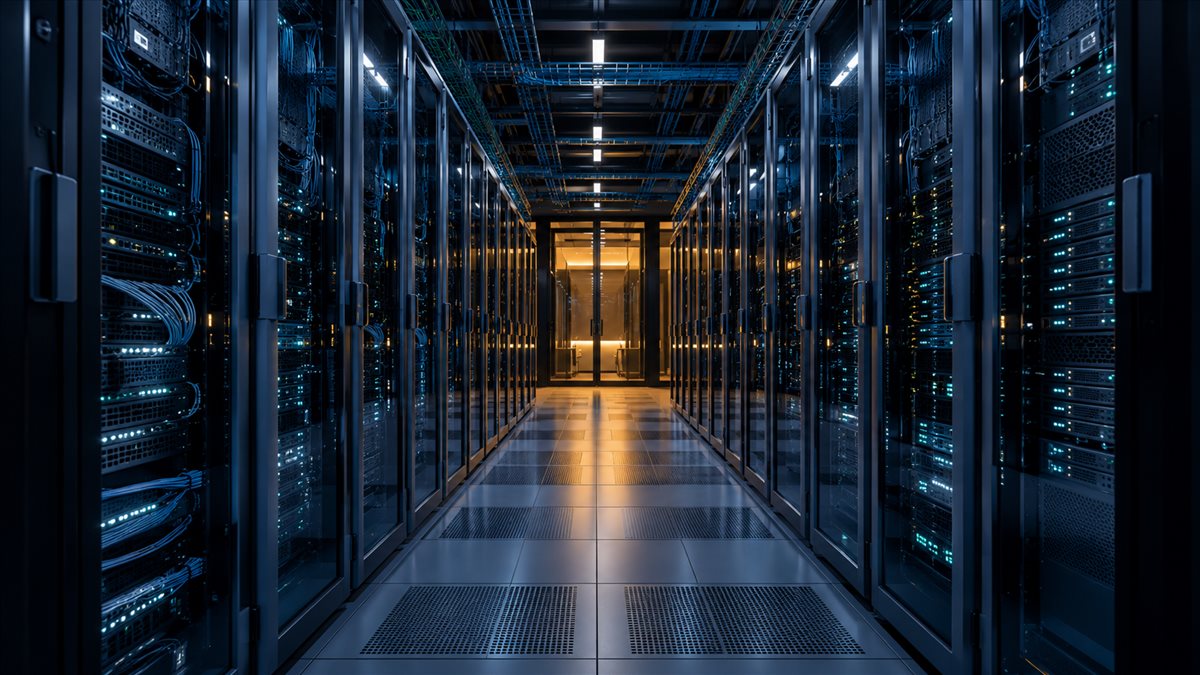 机场推荐独立知识平台的现代数据中心主题场景